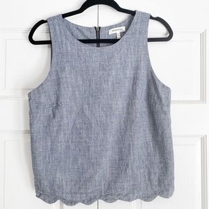 Monteau Zip Back Tank Top